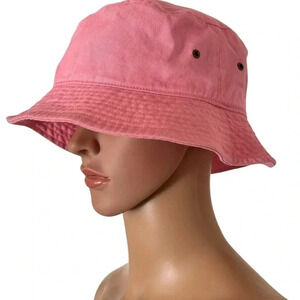 Gelante Bucket Fisherman Gilligan Hat Pink Size S/M 100% Cotton EUC